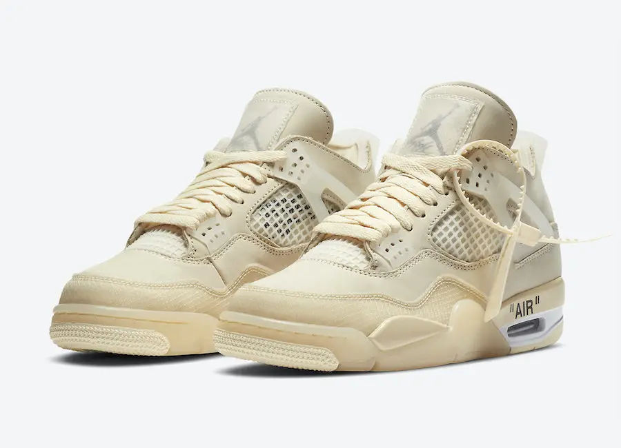 Air Jordan 4 Sail x Off-White